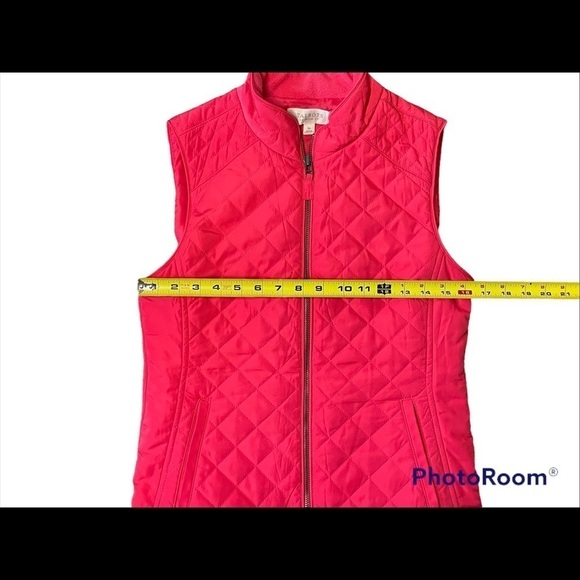 Talbots VEST Knit Patchwork Style Talbots Size Small Petite - Picture 6 of 6